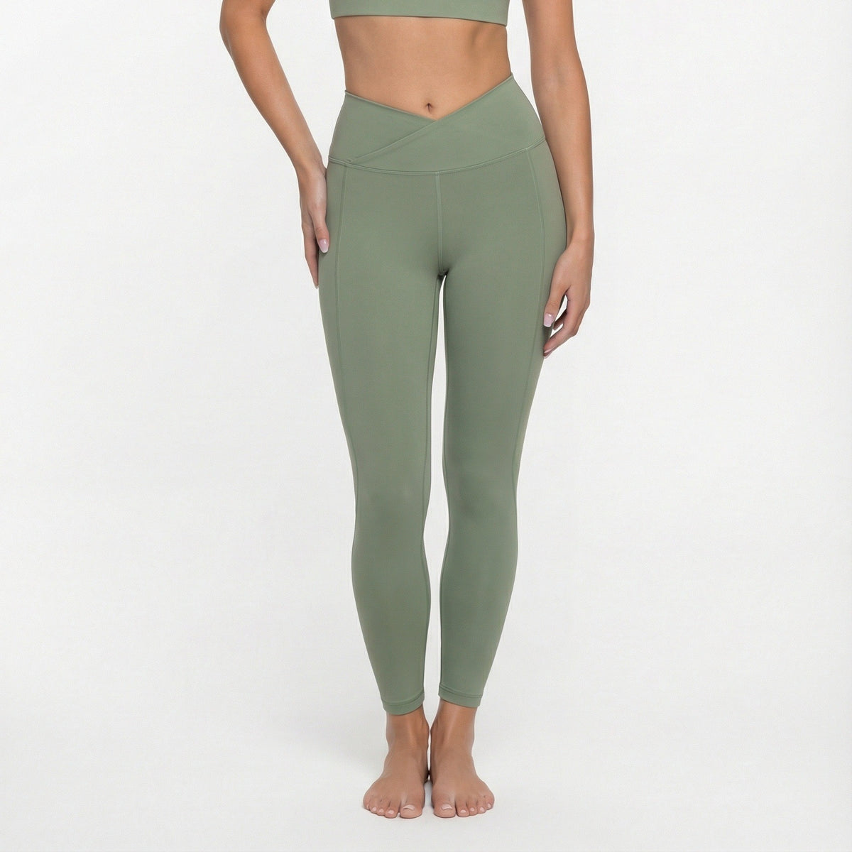 Aesthetic Scalloped Seamless Fitness Set - 2 Piece Yoga Kit