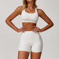 Pro-Sculpt Ribbed Seamless Fitness Set - 2 Piece Yoga Kit