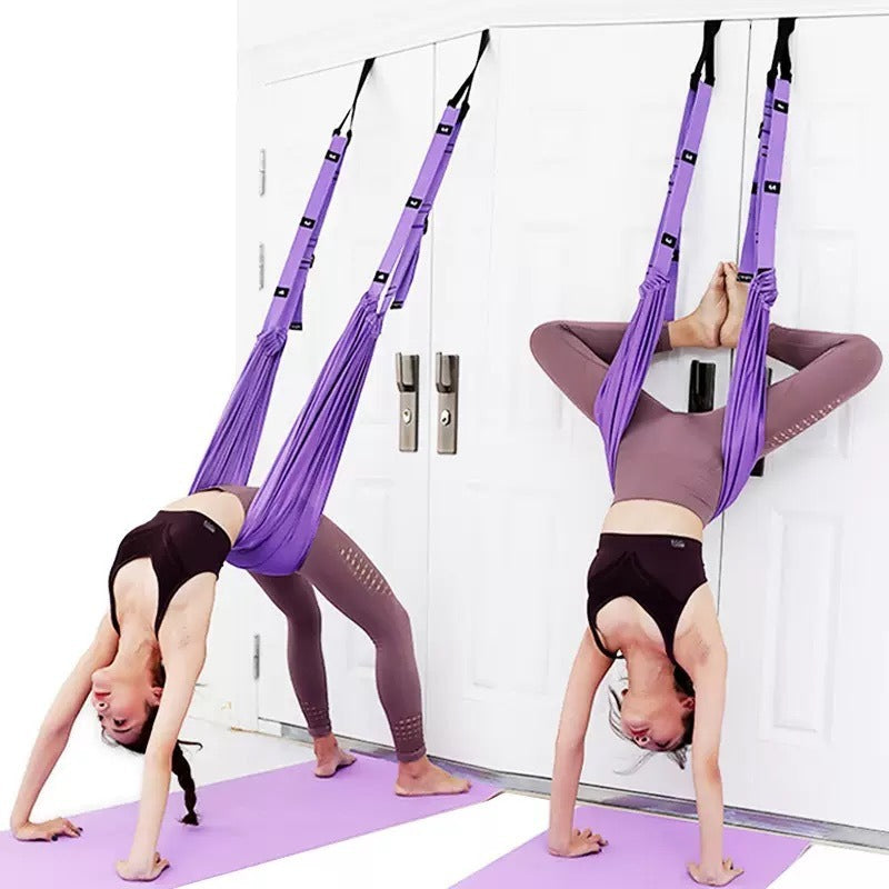 Aerial Yoga Doorway Hammock - Flexibility Stretching Strap