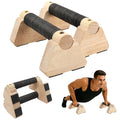 Pro-Gym Eco Wooden Parallettes - Premium Push-Up Bars