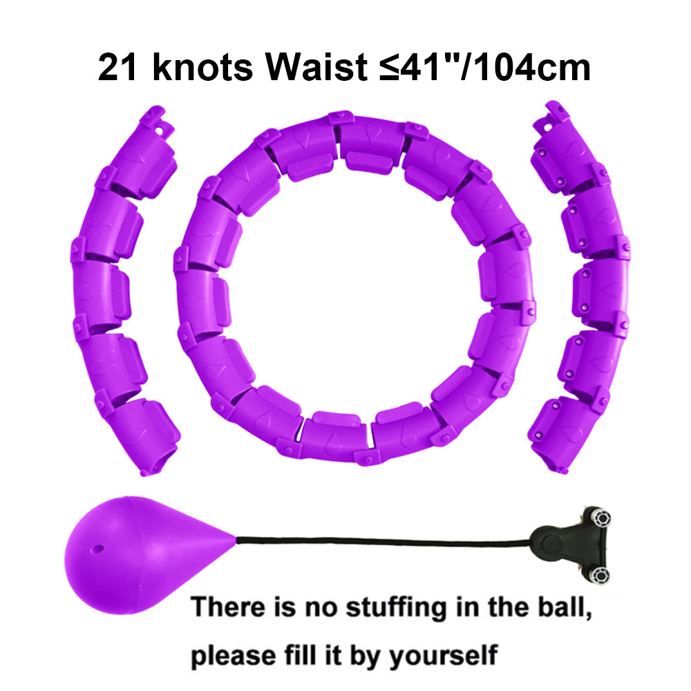 Smart Weighted Hula Hoop - Non-Drop Adjustable Fitness Ring