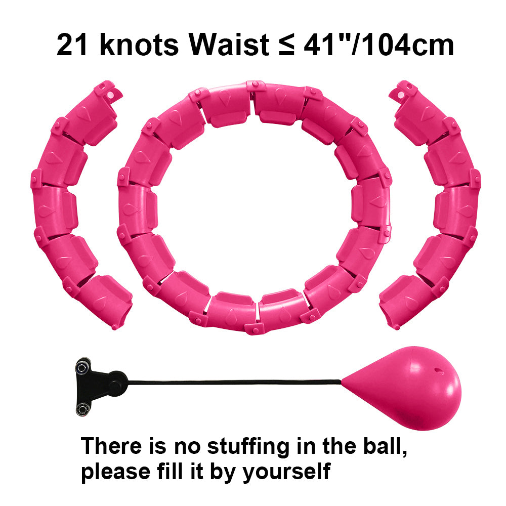 Smart Weighted Hula Hoop - Non-Drop Adjustable Fitness Ring