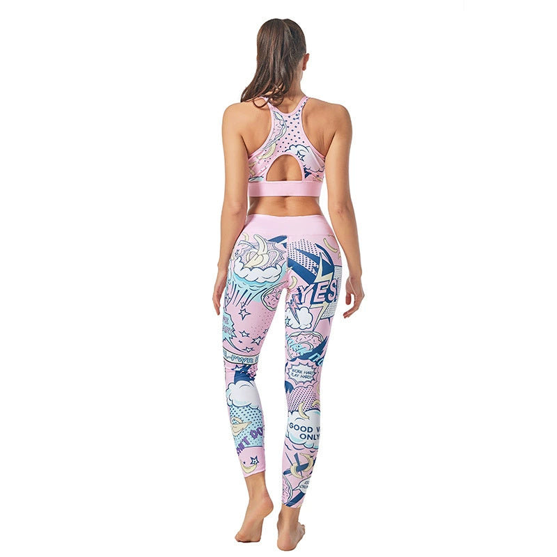 Pro-Sculpt Floral Seamless Fitness Set