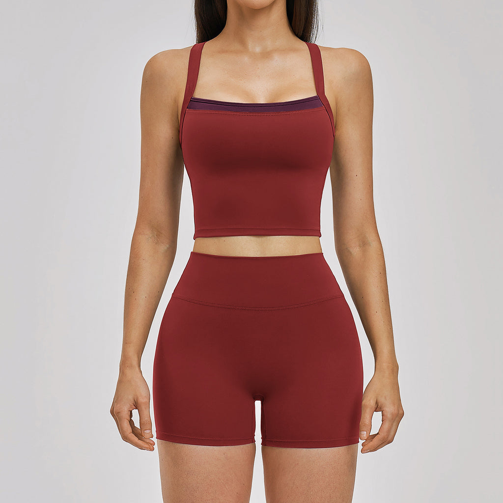 Pro-Flex Seamless Fitness Set - 2 Piece Ribbed Yoga Kit