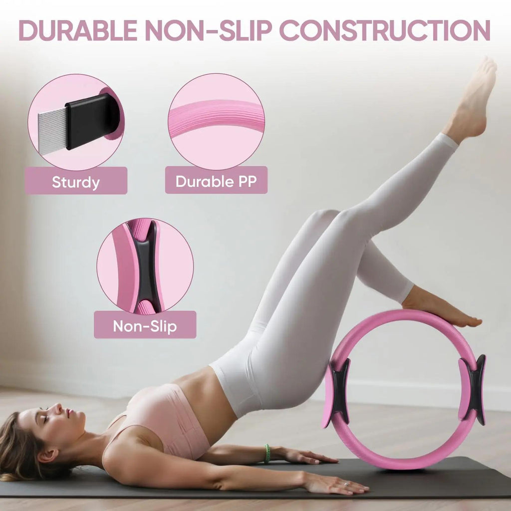 Ultimate 5-in-1 Pilates & Yoga Toning Kit - Home Gym Ring & Ball