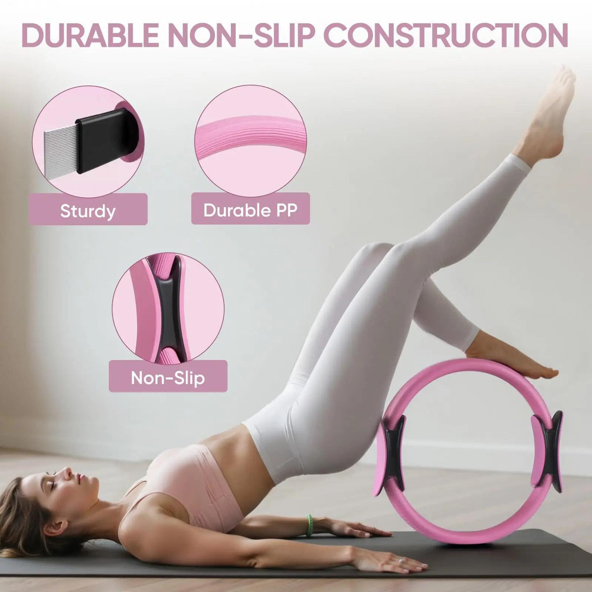 Ultimate 5-in-1 Pilates & Yoga Toning Kit - Home Gym Ring & Ball