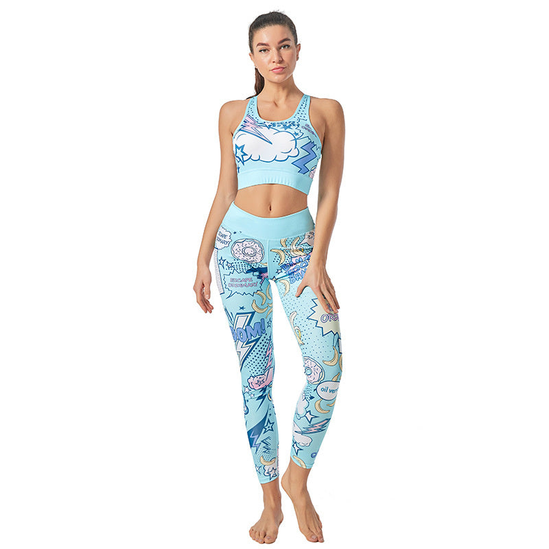Pro-Sculpt Floral Seamless Fitness Set