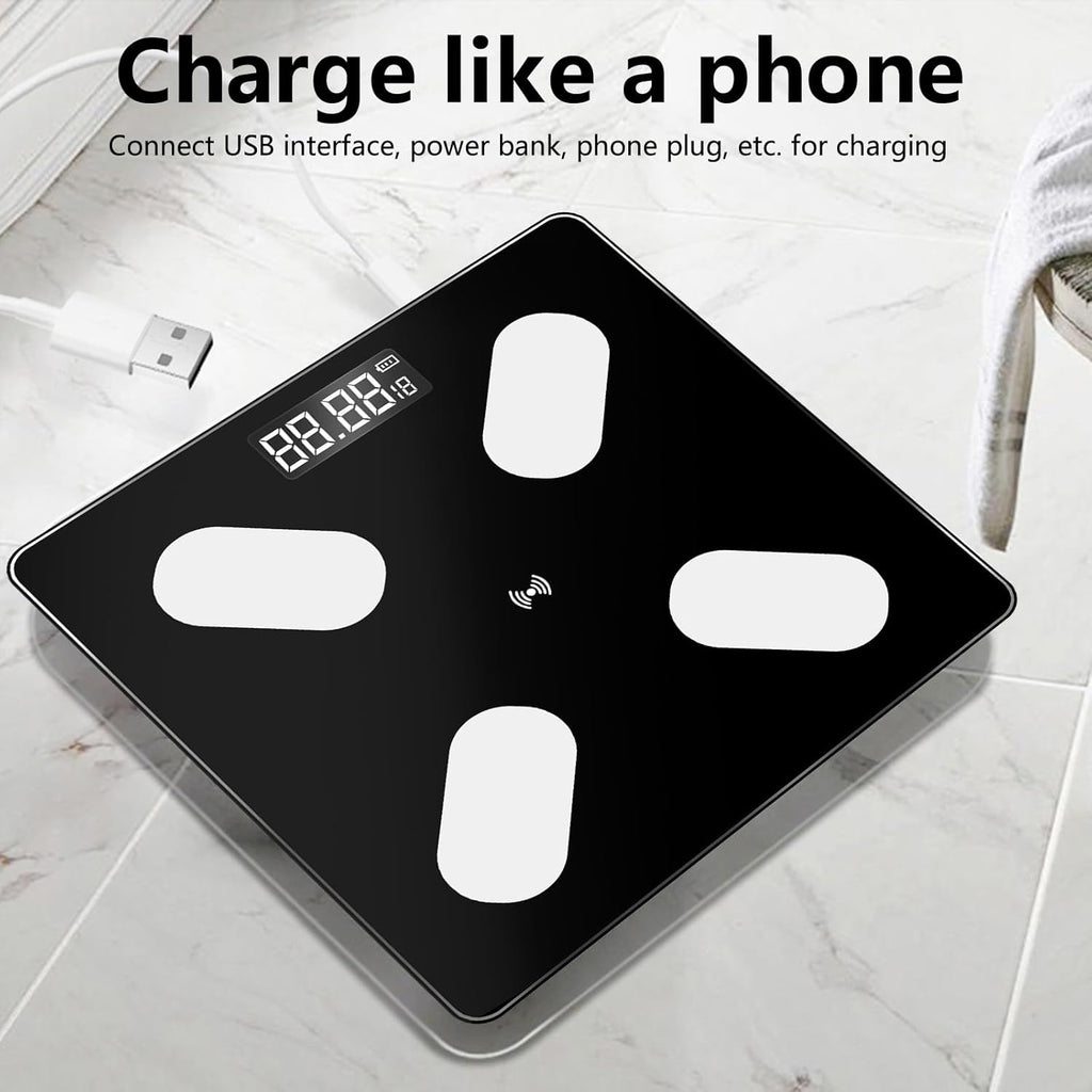 Pro-Analyze Rechargeable Smart Body Fat Scale