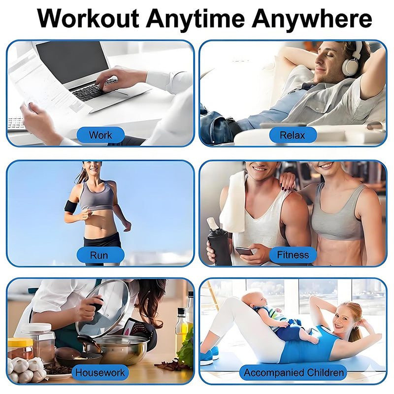 Smart EMS Muscle Stimulator Belt - Ultimate Abs & Arms Trainer