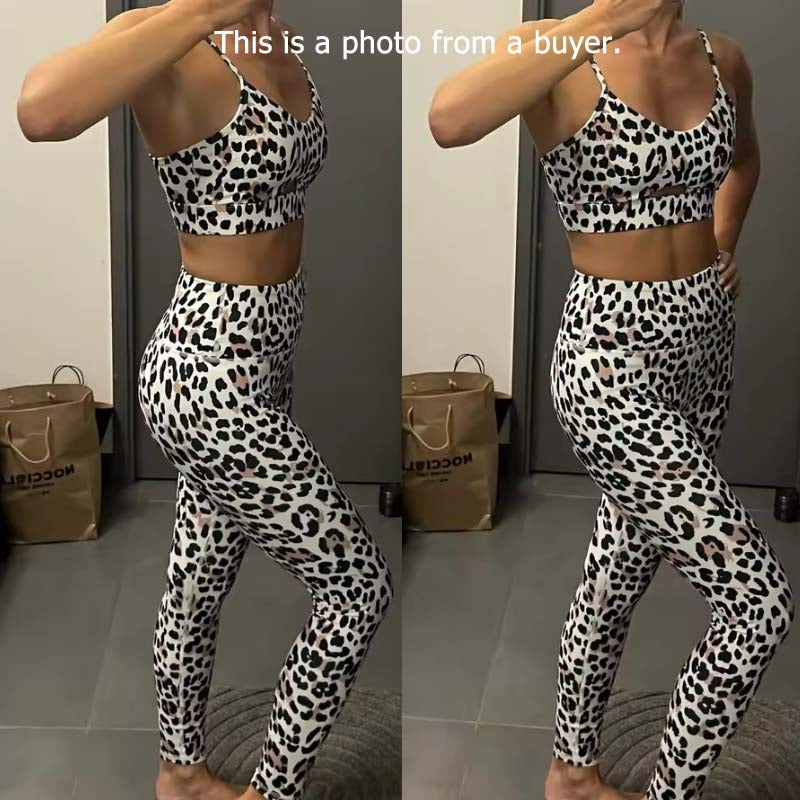 Pro-Sculpt Leopard Seamless Fitness Set