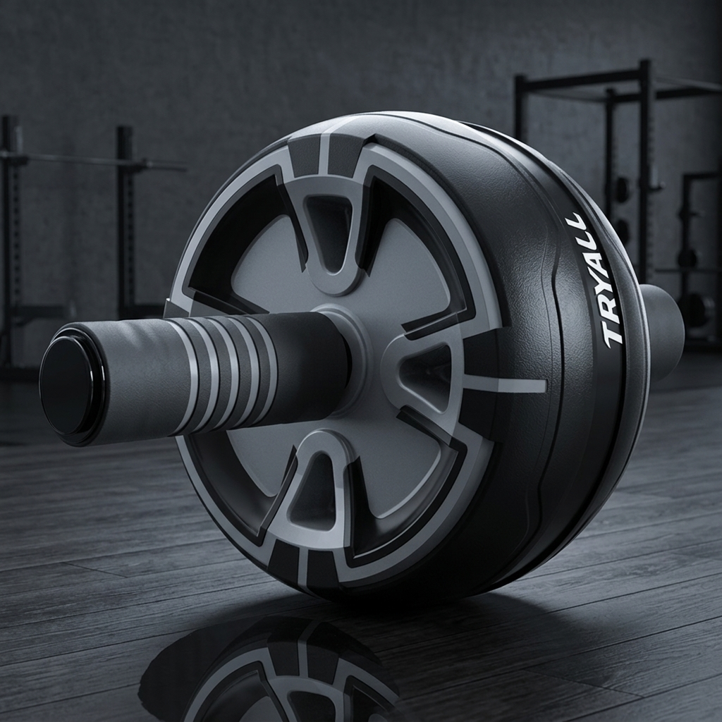Pro-Grip Ultra-Wide Ab Roller Wheel - Auto Rebound Core Trainer