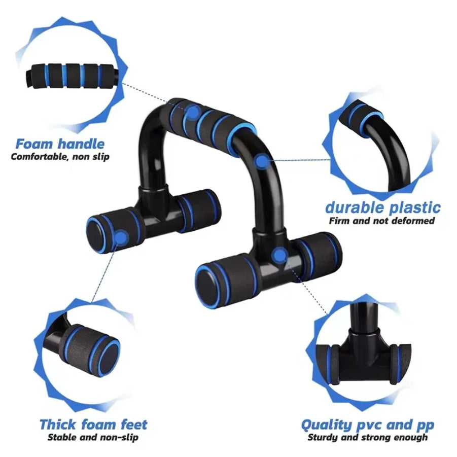 Pro-Grip Ergonomic Push-Up Bars - Wrist Protection Stands