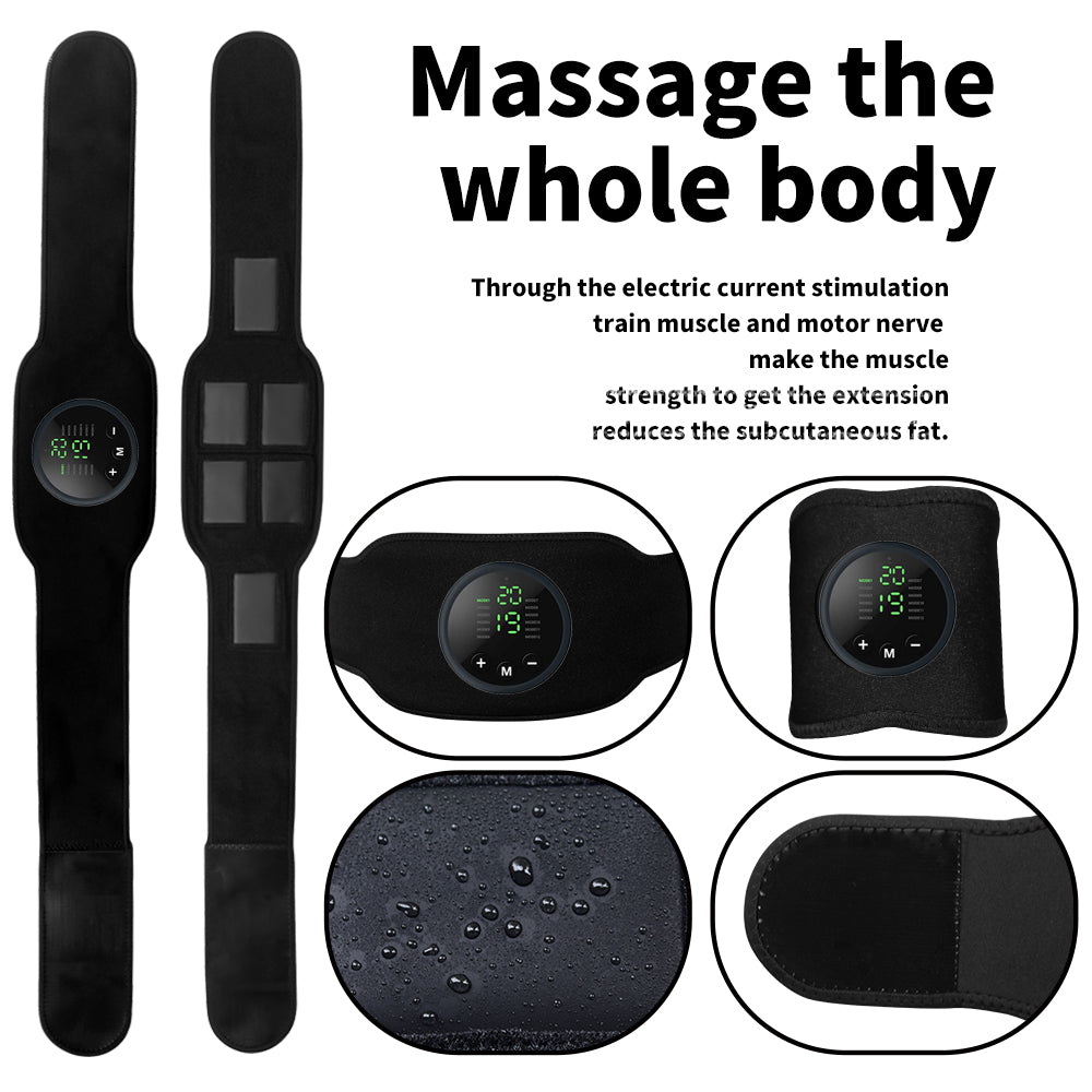 Ultimate 3-in-1 EMS Muscle Stimulator Kit - No-Gel Abs Belt