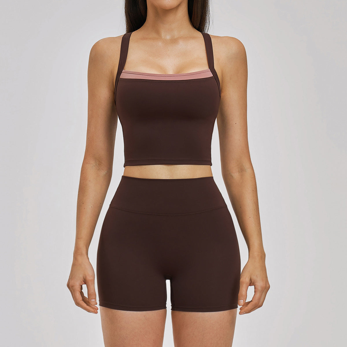Pro-Flex Seamless Fitness Set - 2 Piece Ribbed Yoga Kit