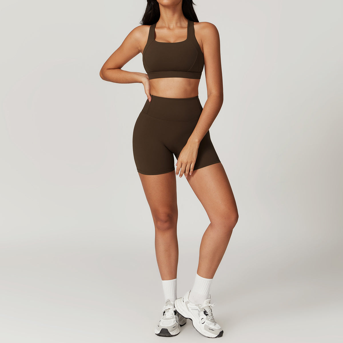 Pro-Sculpt Ribbed Seamless Fitness Set - 2 Piece Yoga Kit