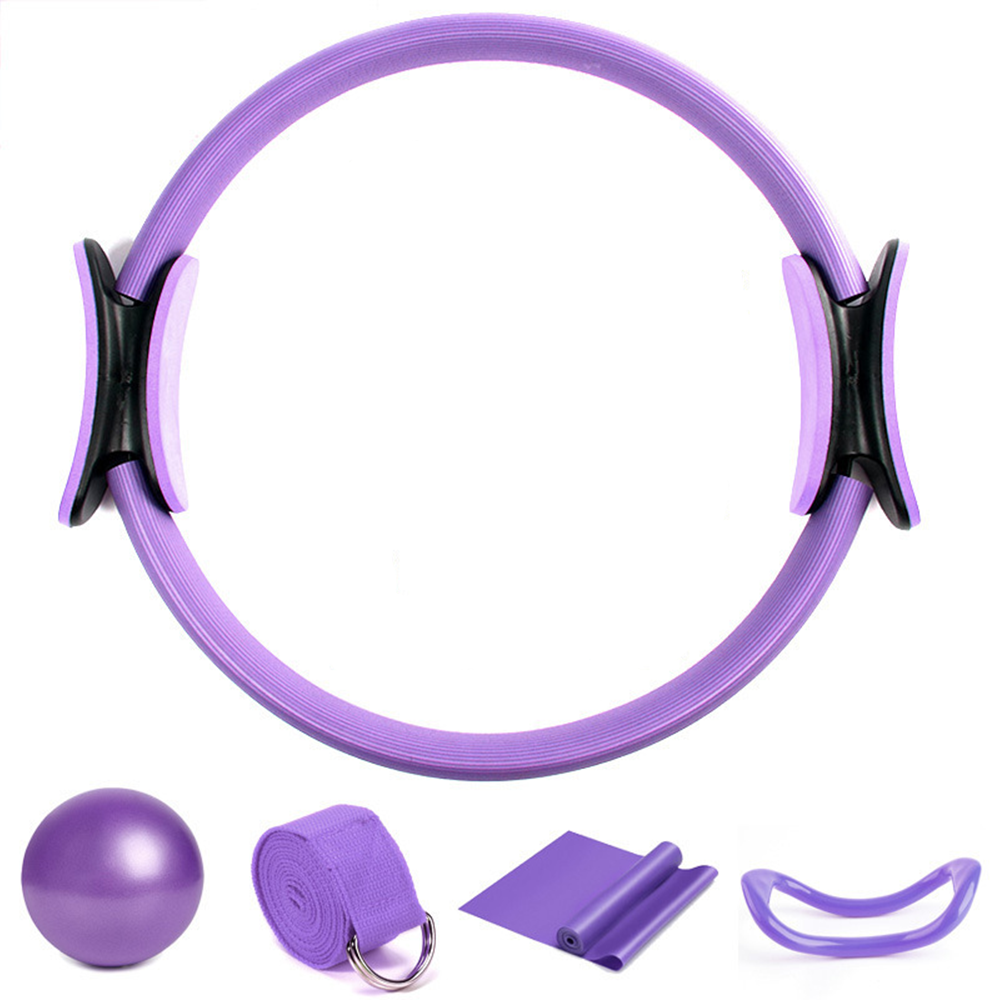 Ultimate 5-in-1 Pilates & Yoga Toning Kit - Home Gym Ring & Ball