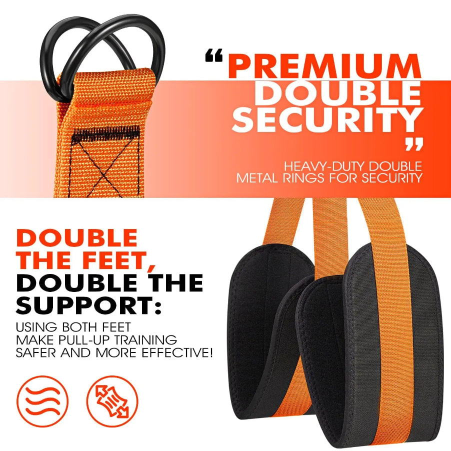 Pro Pull-Up Assistance Band System - Adjustable Bar Trainer