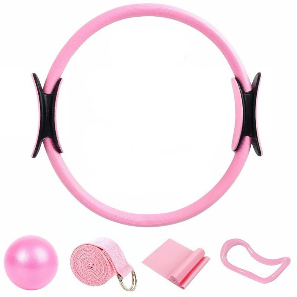 Ultimate 5-in-1 Pilates & Yoga Toning Kit - Home Gym Ring & Ball