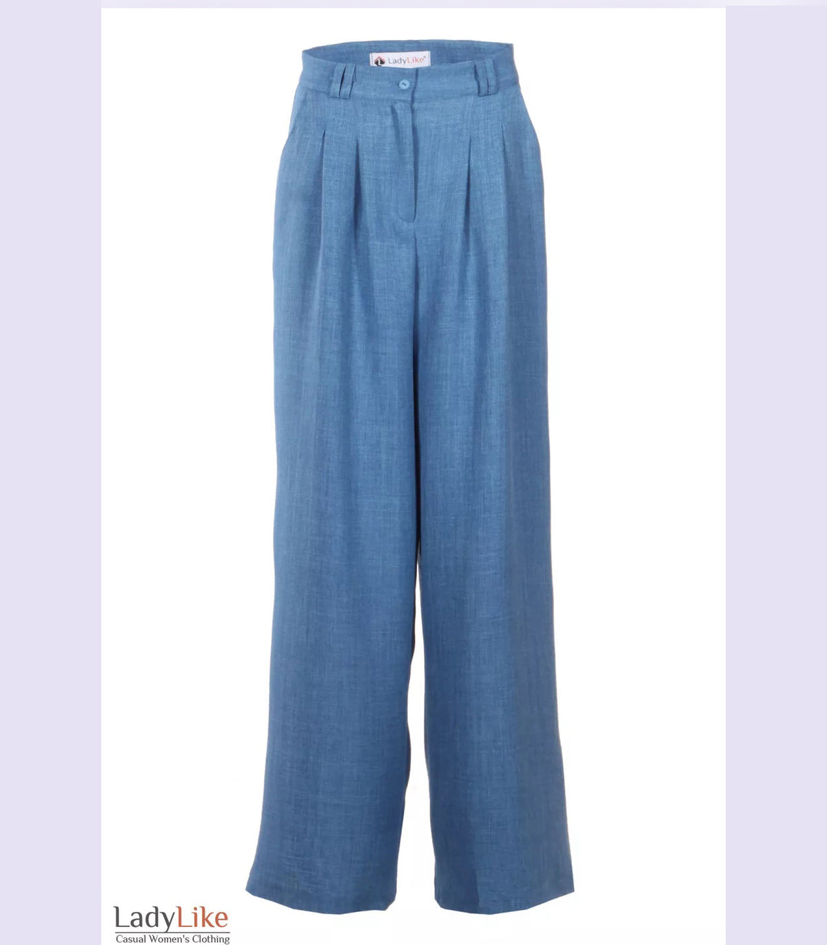 Premium Pure Linen Palazzo Pants - High-Waisted Wide-Leg Tailored Summer Trousers