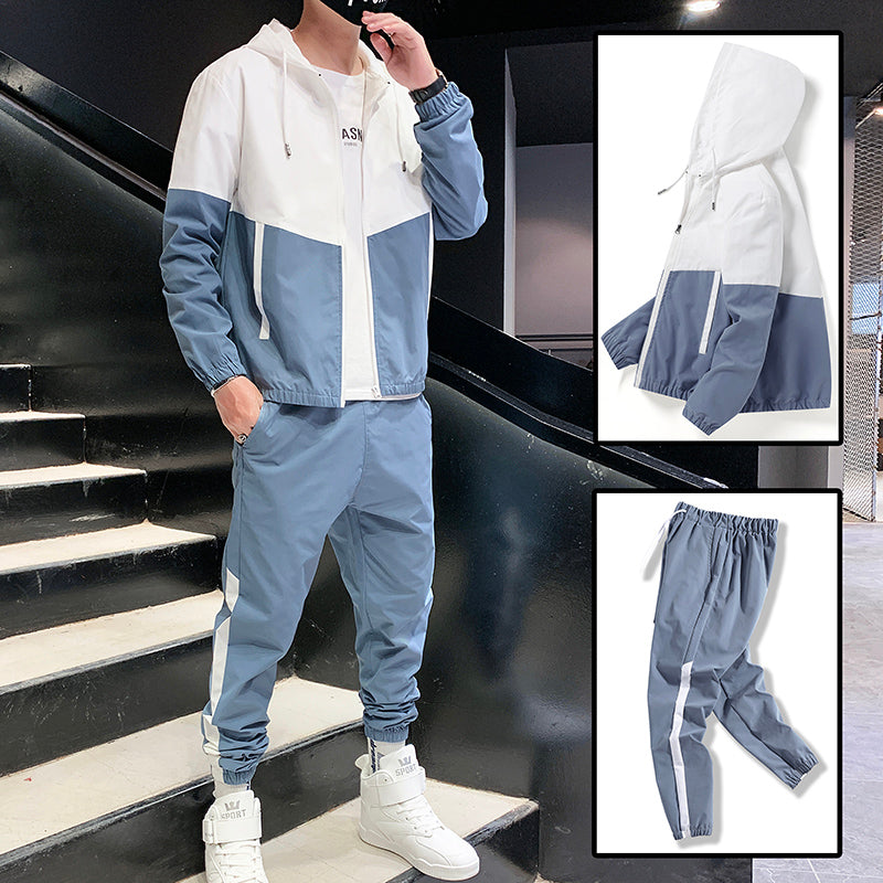 Pro-Cut Color-Block Sportswear Tracksuit - 2 Piece Set