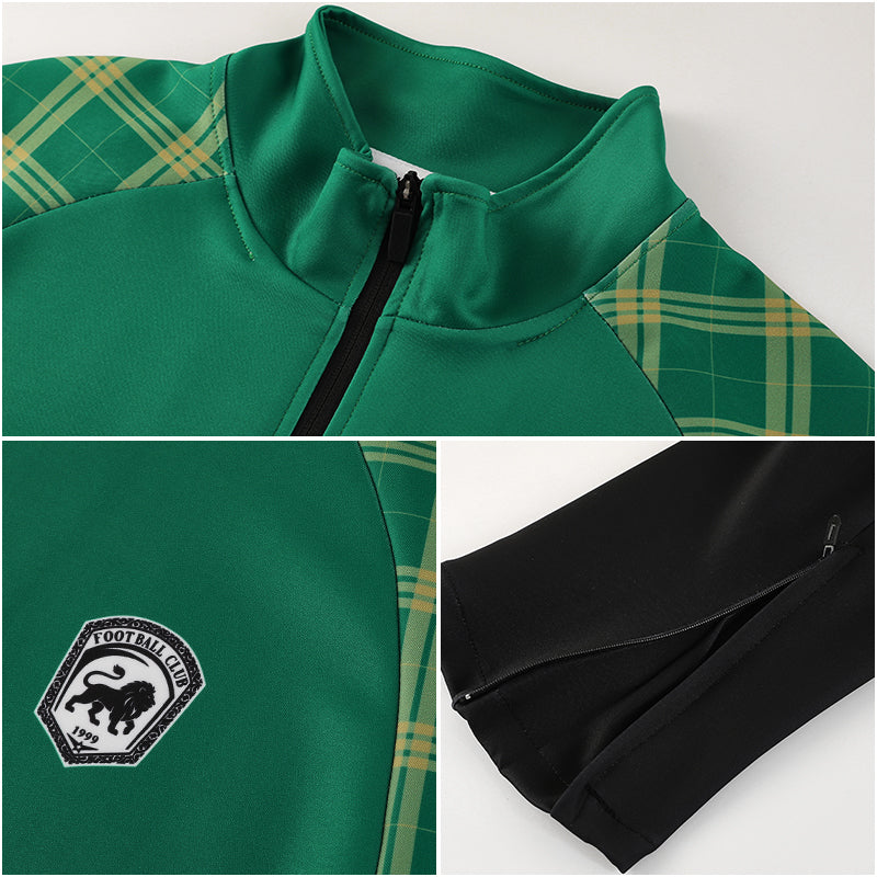 CRKE Pro Club Men's Soccer Tracksuit - Athletic Zip Kit