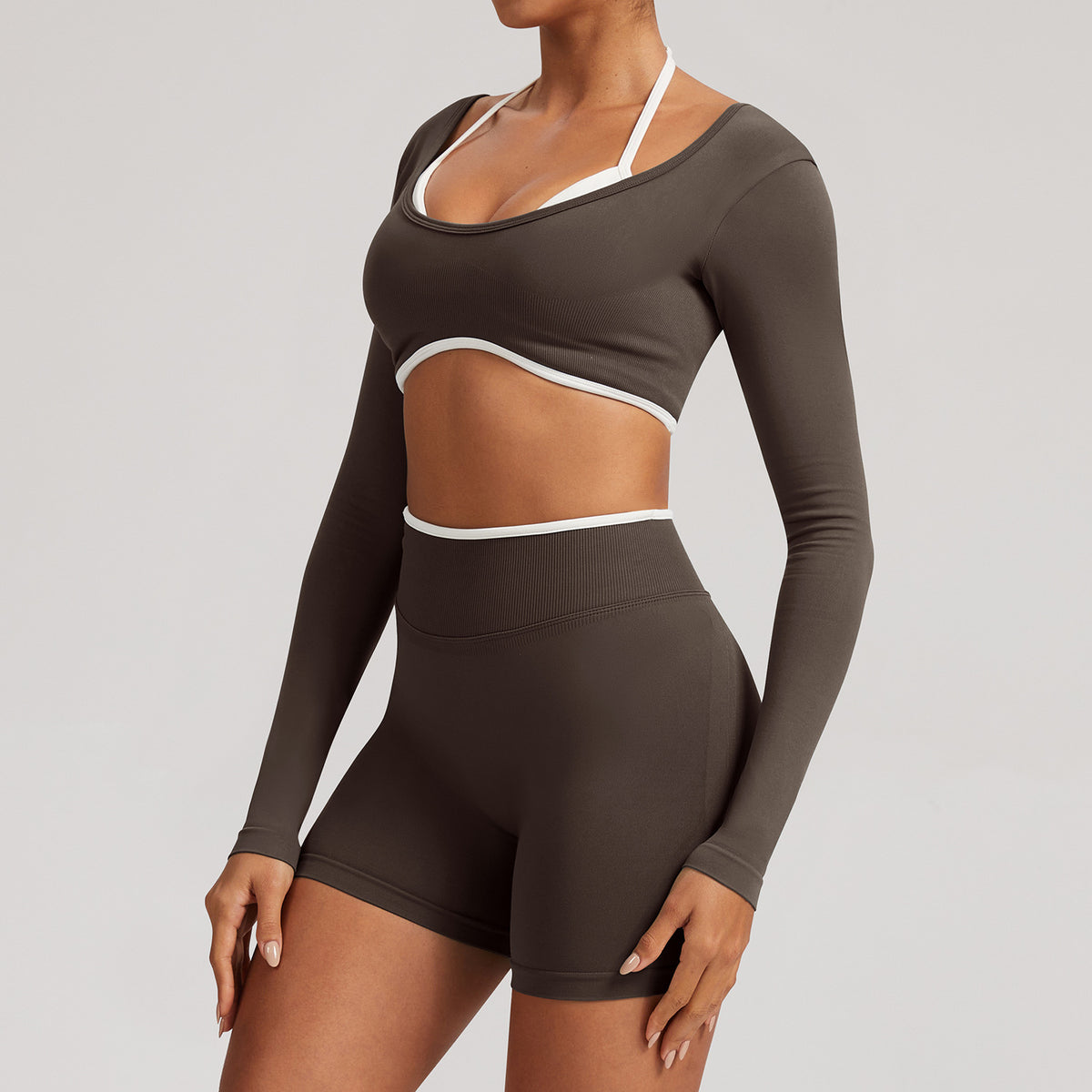 Pro-Ribbed Seamless 2-Piece Fitness Set