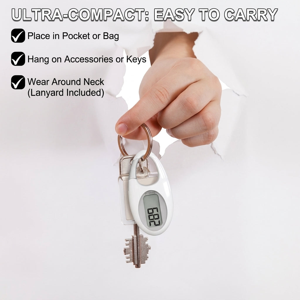 Pro-Walk Mini 3D Pocket Pedometer