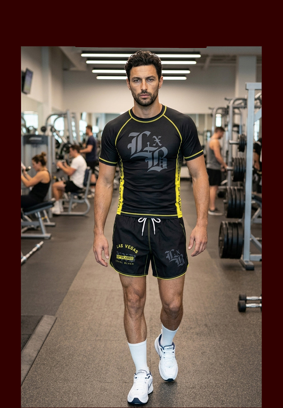 Level Black Pro Combat Men's Training Set - Gym Kit