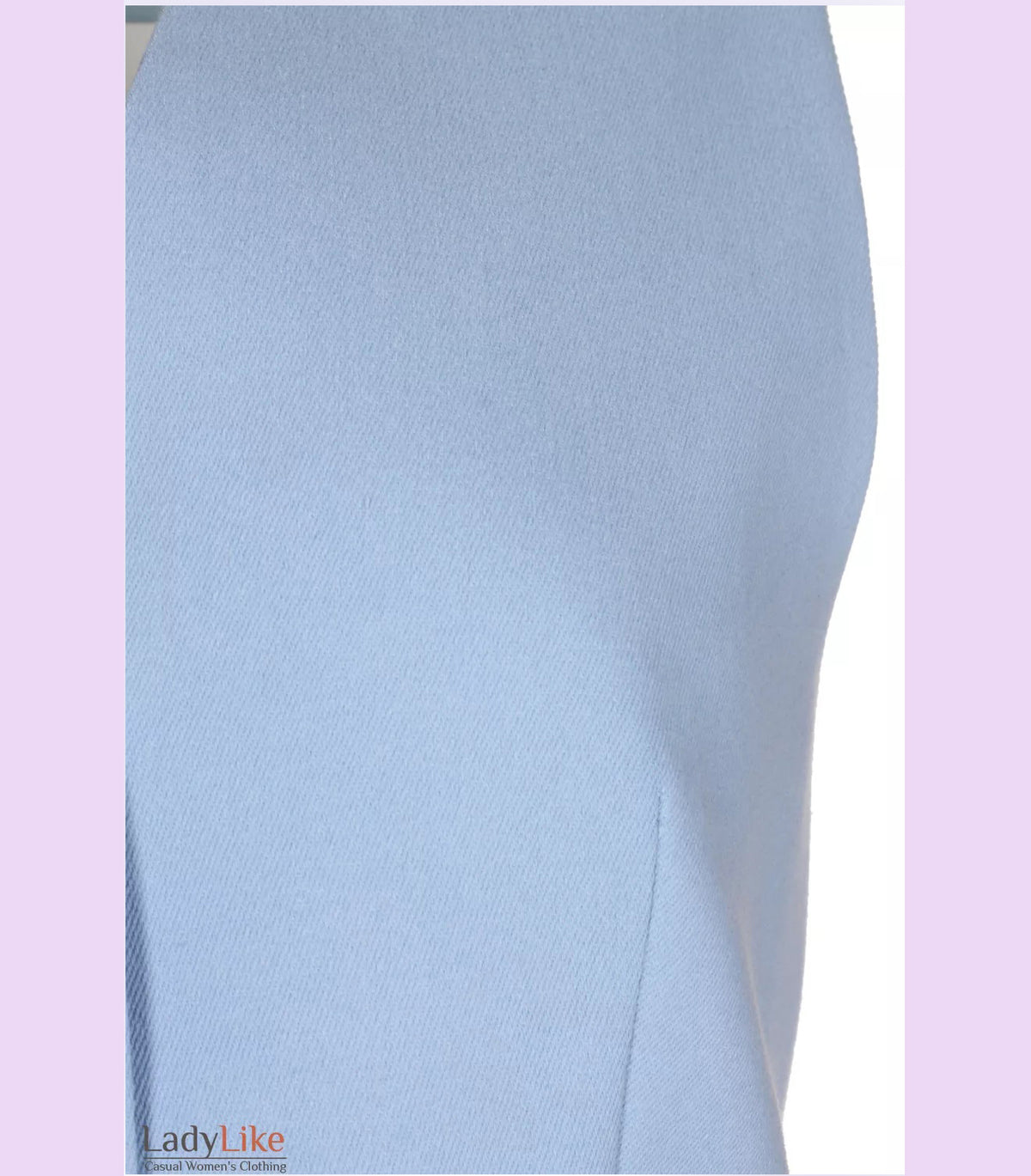 Premium Denim Tailored Vest - Elegant Light Blue Cotton Button-Down Waistcoat