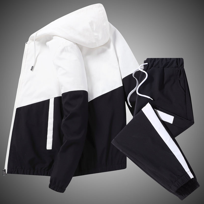 Pro-Cut Color-Block Sportswear Tracksuit - 2 Piece Set