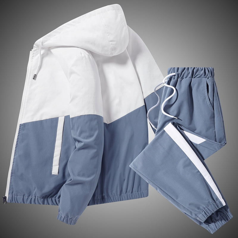Pro-Cut Color-Block Sportswear Tracksuit - 2 Piece Set