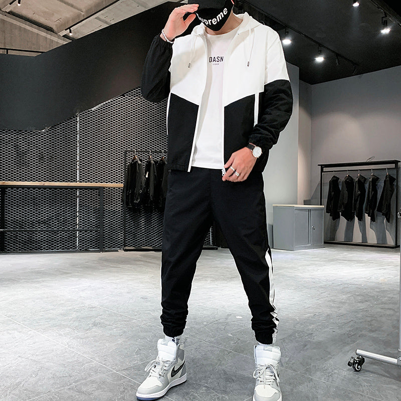 Pro-Cut Color-Block Sportswear Tracksuit - 2 Piece Set