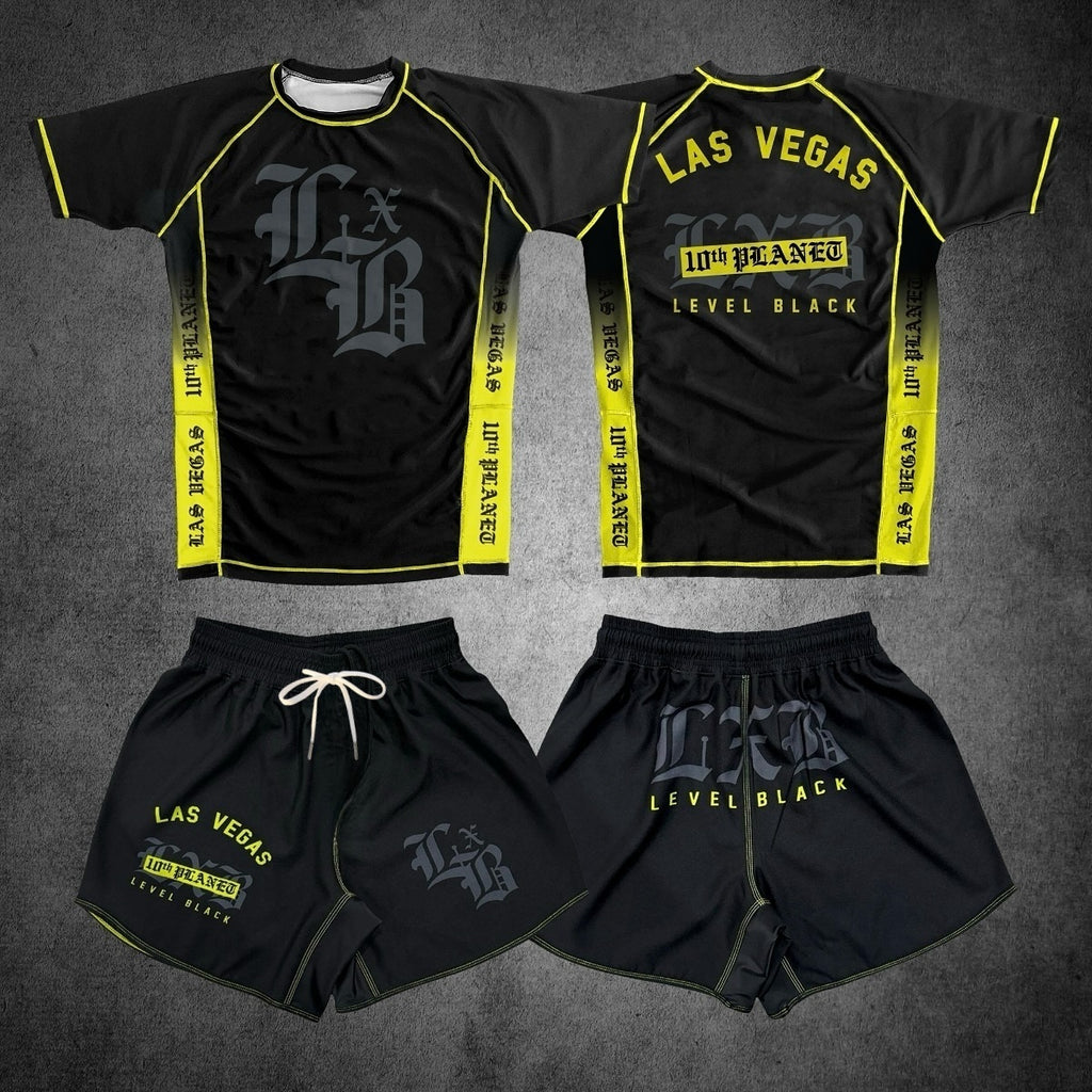 Level Black Pro Combat Men's Training Set - Gym Kit