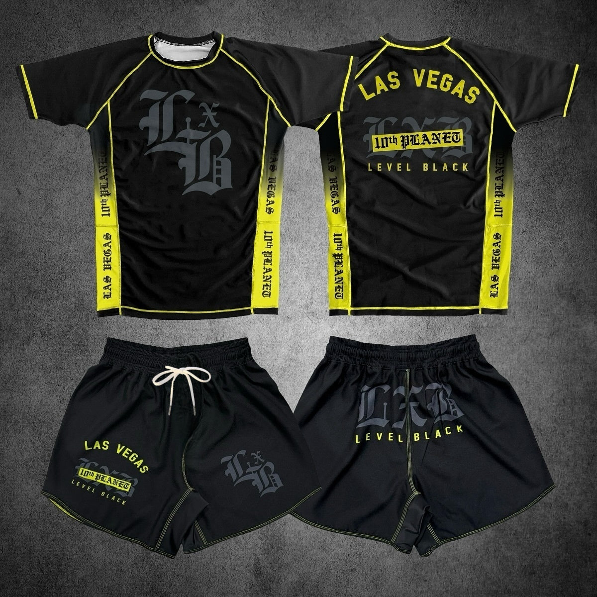 Level Black Pro Combat Men's Training Set - Gym Kit