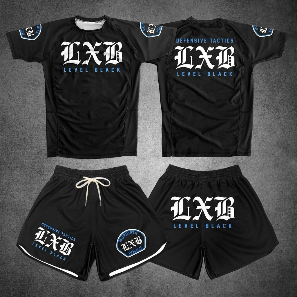 Level Black Pro Combat Men's Training Set - Gym Kit