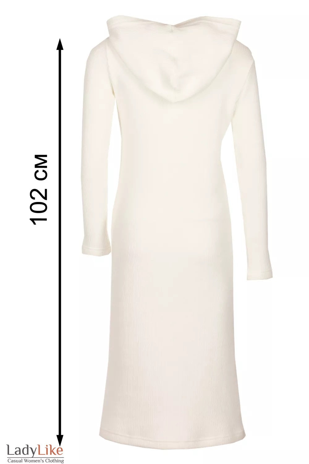 Beige Woven Hoodie Dress: Style and Comfort Combined