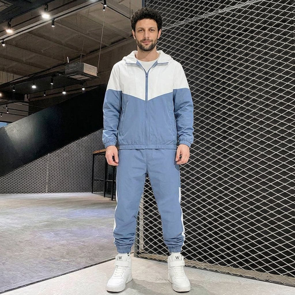 Pro-Cut Color-Block Sportswear Tracksuit - 2 Piece Set
