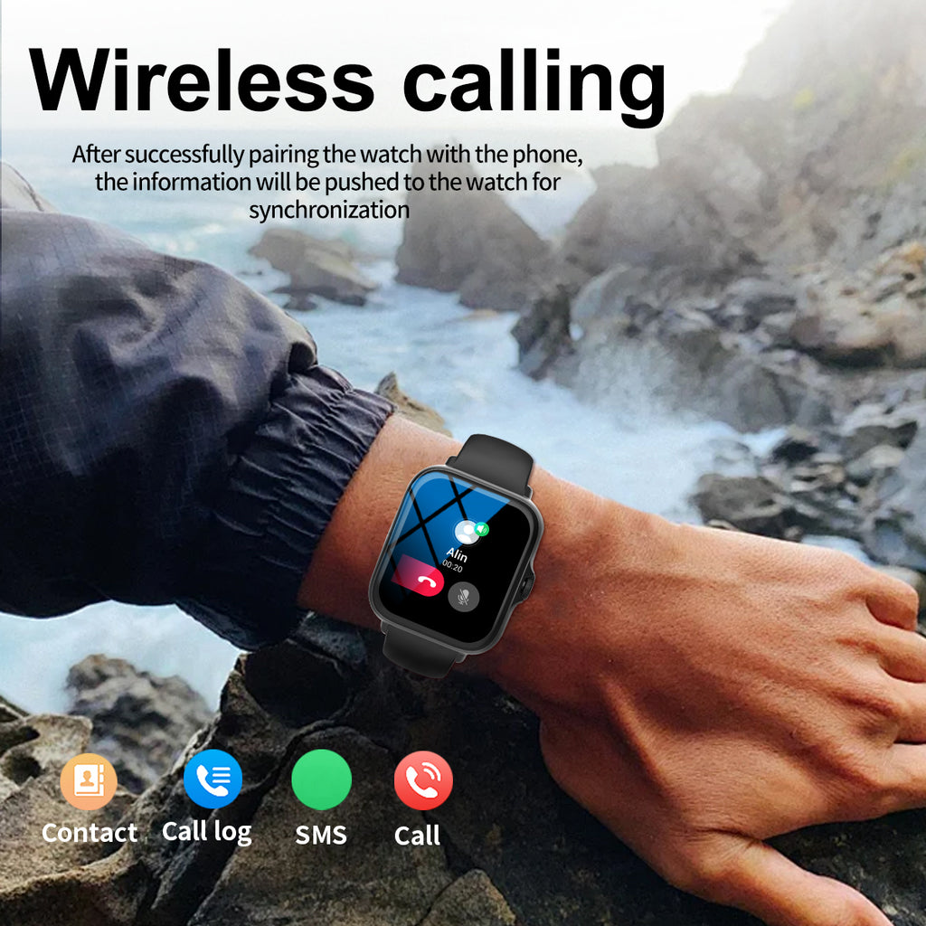 Smart Sports Watch Ultra - HD Bluetooth Fitness Tracker