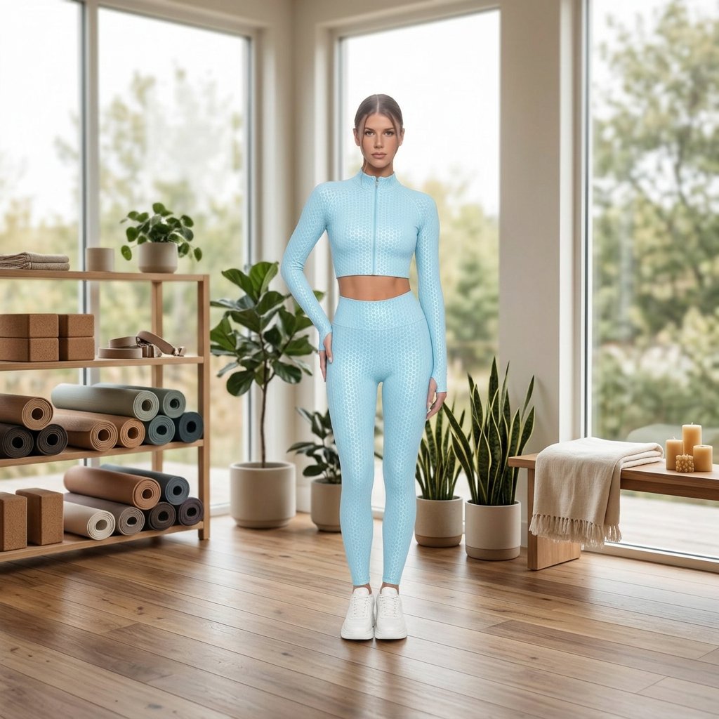 Pro-Sculpt Seamless Long-Sleeve Fitness Set