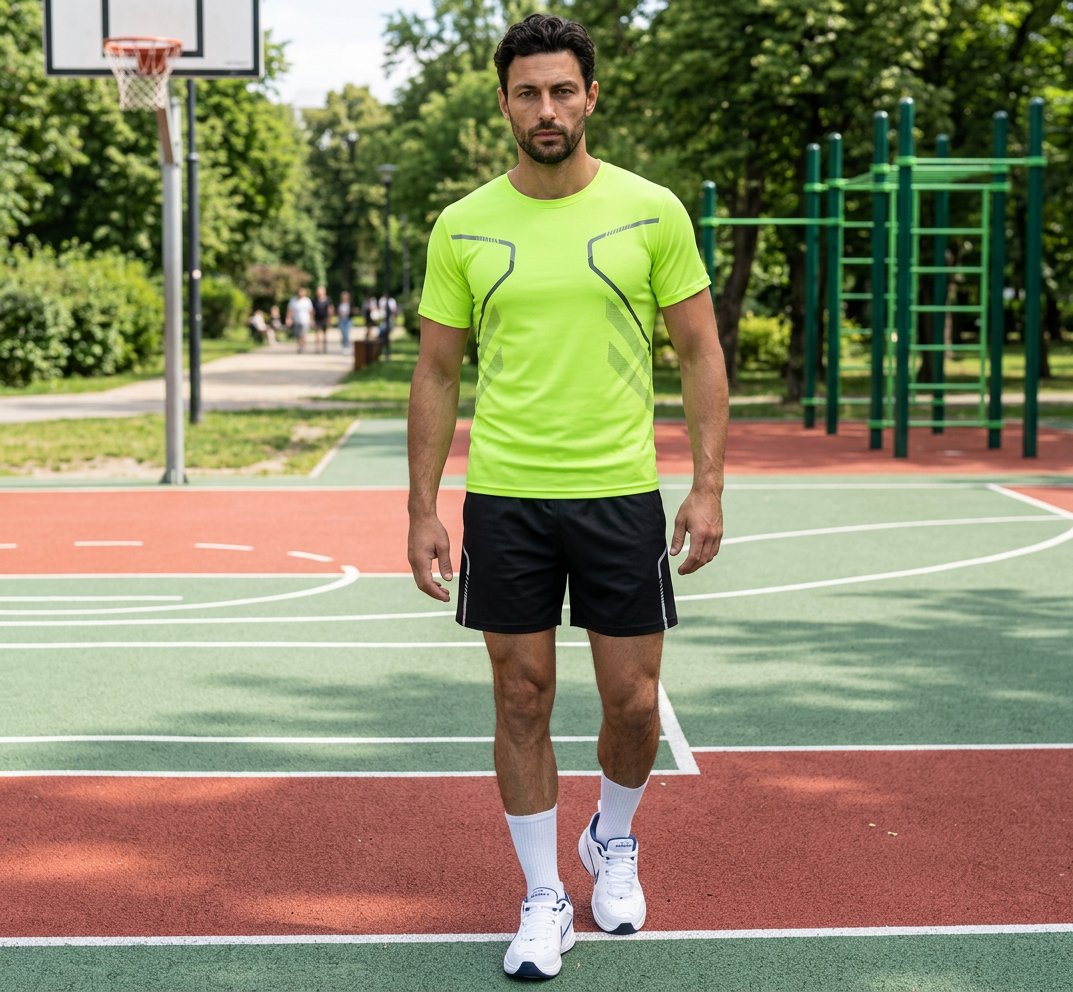 Pro-Breeze Men's Quick-Dry Athletic Set - Summer Gym Kit