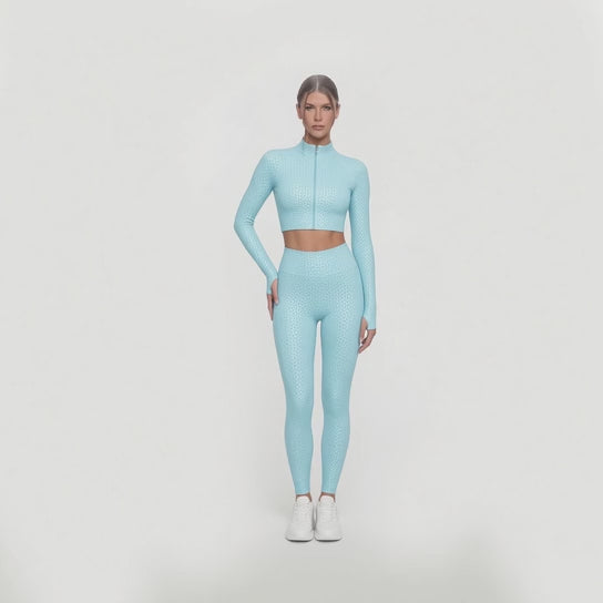 Pro-Sculpt Seamless Long-Sleeve Fitness Set