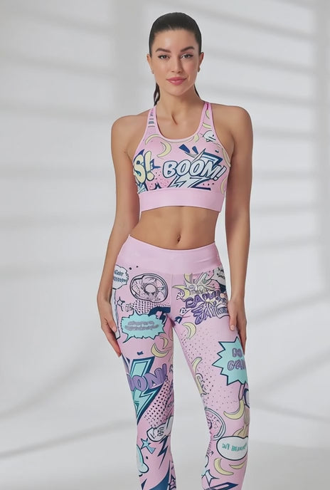 Pro-Sculpt Floral Seamless Fitness Set