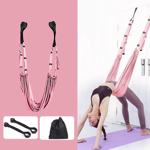 Aerial Yoga Doorway Hammock - Flexibility Stretching Strap