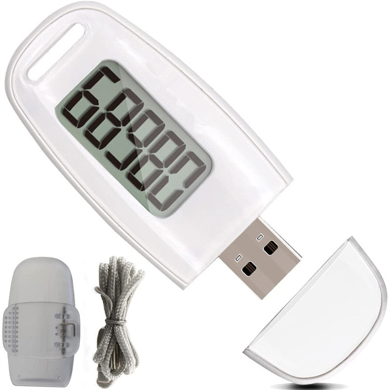 Pro-Walk Cordless USB Fitness Pedometer