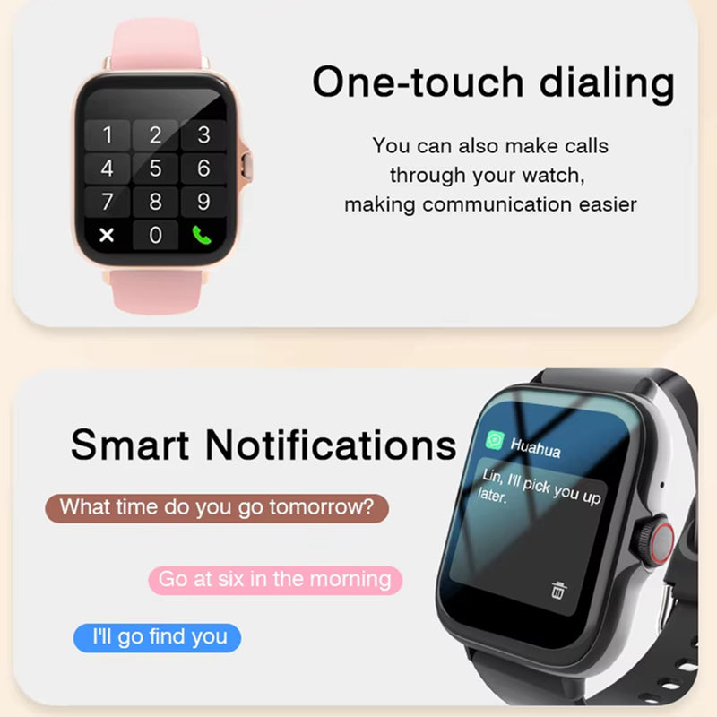 Smart Sports Watch Ultra - HD Bluetooth Fitness Tracker