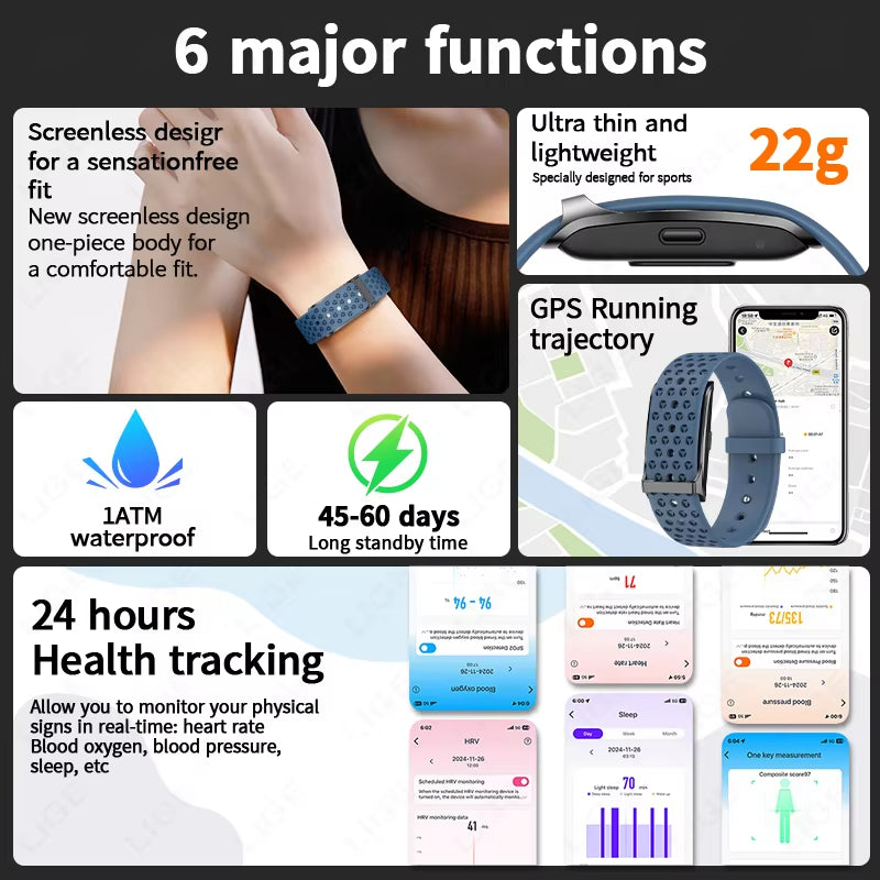 Pro-Align Screenless Smart Fitness Band