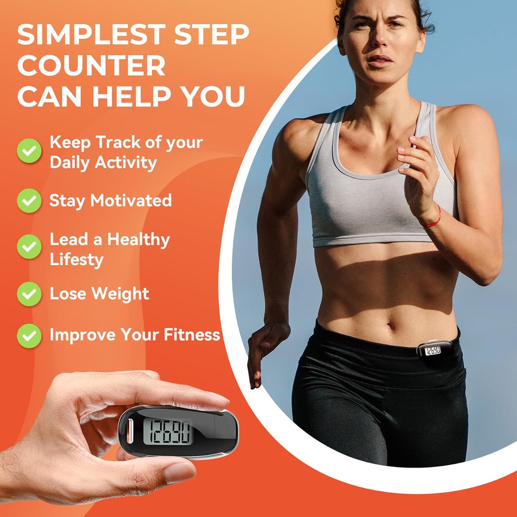 Pro-Walk Cordless USB Fitness Pedometer