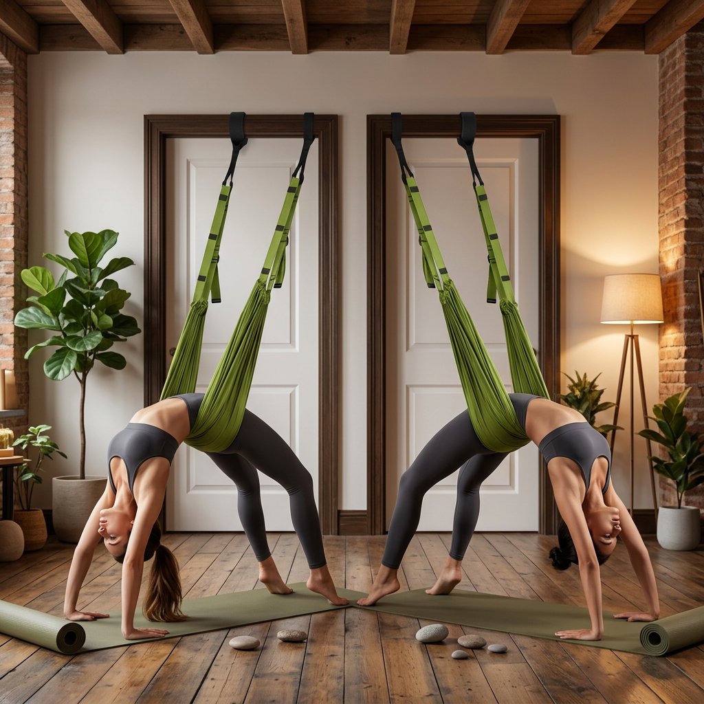 Aerial Yoga Doorway Hammock - Flexibility Stretching Strap